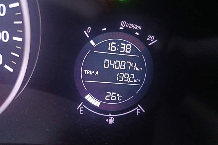 Used Honda Vezel 2019 220 TURBO CVT Elite Version China V Emission Standard Odometer Close Up