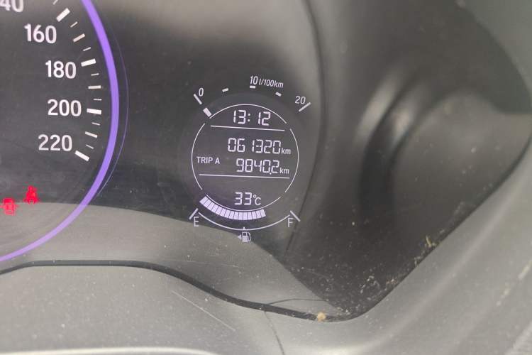 Used Honda Vezel 2019 1.5L CVT Pioneer Edition China VI Odometer Close Up