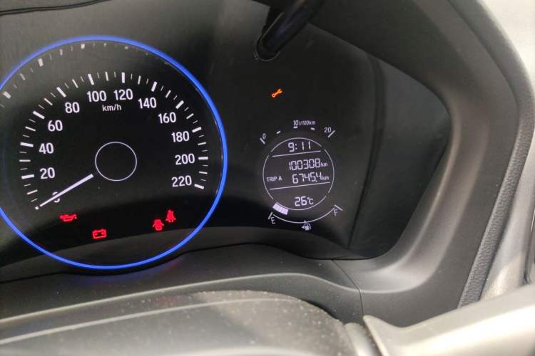 Used Honda Vezel 2019 220 TURBO CVT Elite Edition China VI Odometer Close Up