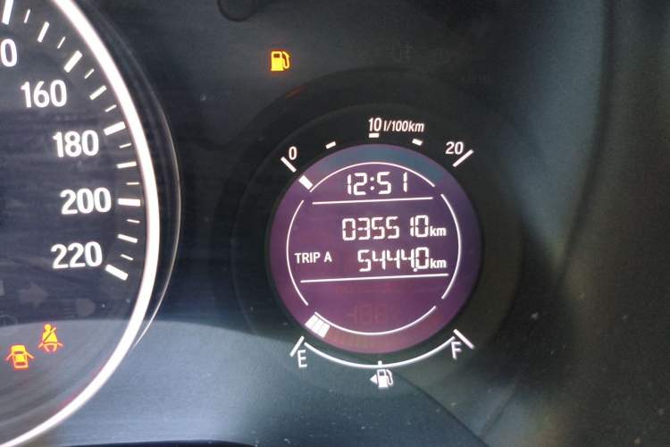 Used Honda Vezel 2019 1.5L CVT Pioneer Edition China VI Odometer Close Up