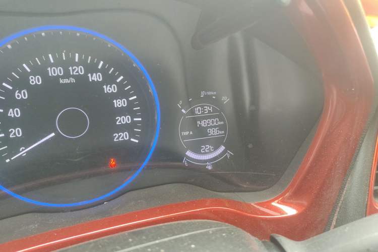 Used Honda Vezel 2019 1.5L Manual Comfort Version China VI Odometer Close Up