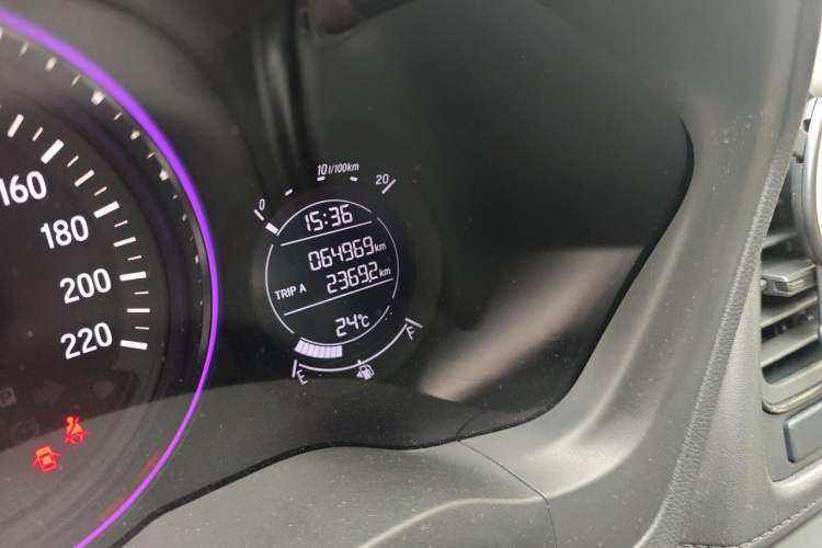 Used Honda Vezel 2019 1.5L CVT Pioneer Edition China VI Odometer Close Up