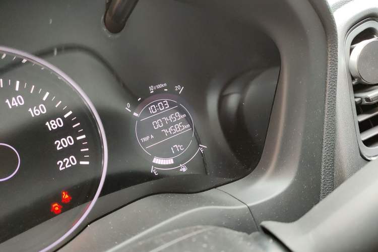 Used Honda Vezel 2019 1.5L CVT Pioneer Edition China VI Odometer Close Up