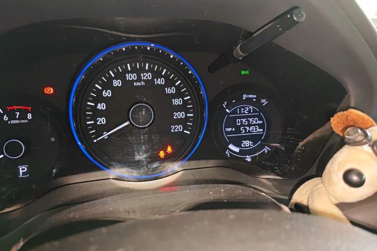 Used Honda Vezel 2019 220 TURBO CVT Elite Edition China VI Odometer Close Up