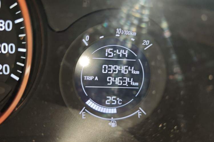 Used Honda Vezel 2020 1.5L CVT Pioneer Edition Odometer Close Up