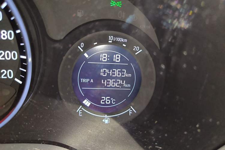 Used Honda Vezel 2020 1.5L CVT Pioneer Edition Odometer Close Up