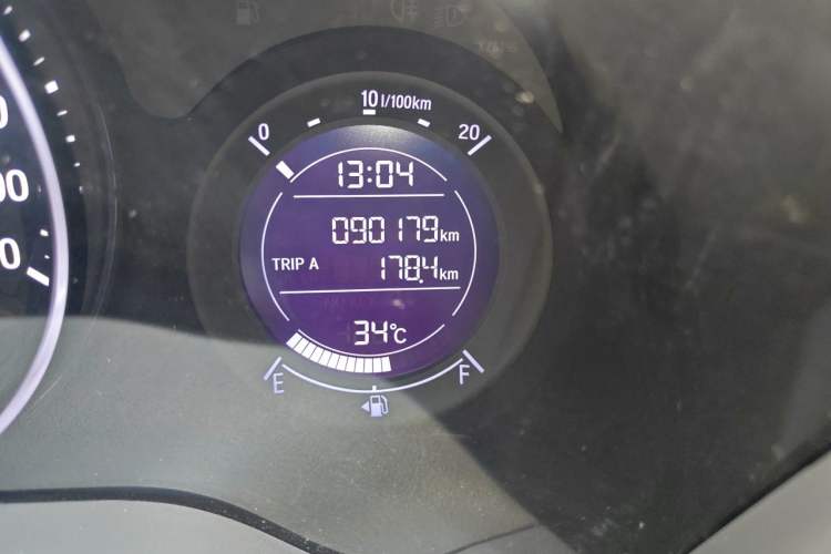 Used Honda Vezel 2020 1.5L CVT Pioneer Edition Odometer Close Up
