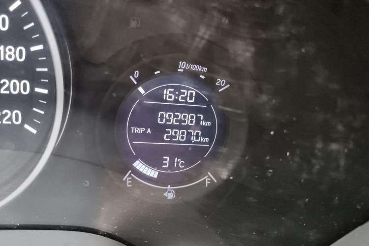 Used Honda Vezel 2020 1.5L CVT Pioneer Edition Odometer Close Up
