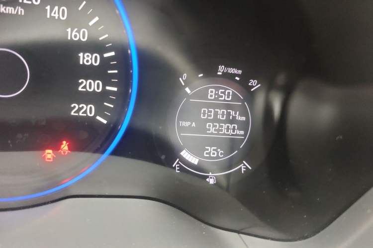 Used Honda Vezel 2020 220 TURBO CVT Elite Edition Odometer Close Up