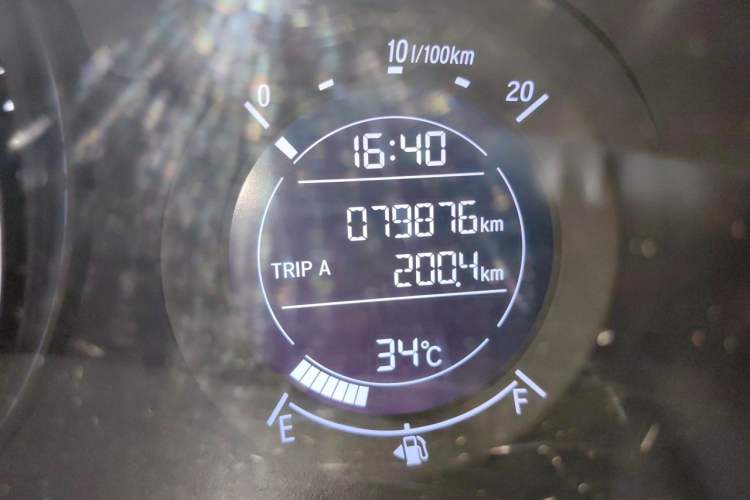 Used Honda Vezel 2020 1.5L CVT Pioneer Edition Odometer Close Up
