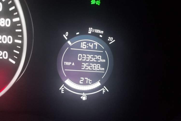 Used Honda Vezel 2020 1.5L CVT Luxury Edition Odometer Close Up