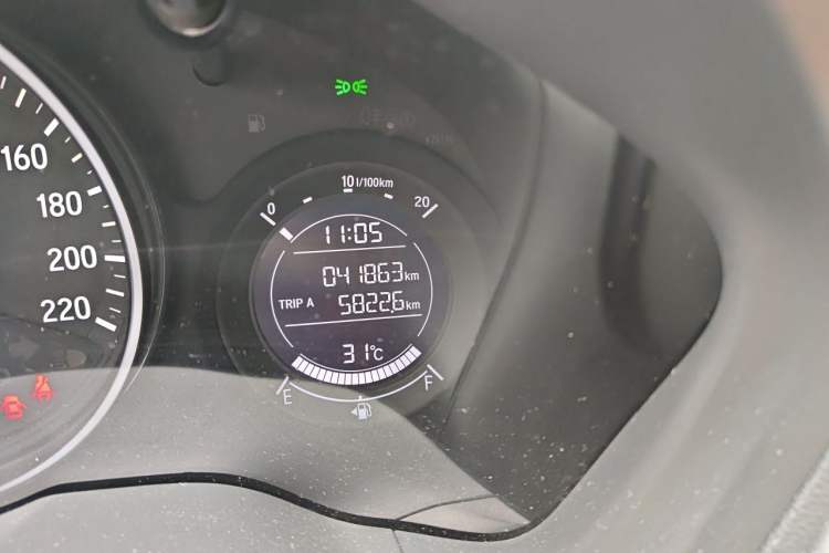Used Honda Vezel 2020 1.5L CVT Elite Edition Odometer Close Up