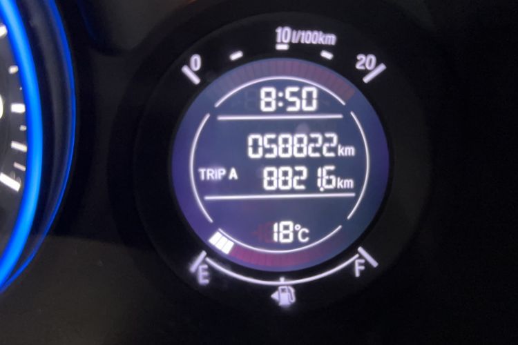 Used Honda Vezel 2020 1.5L CVT Luxury Edition Odometer Close Up