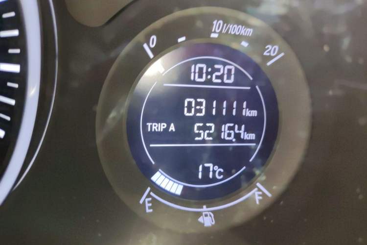 Used Honda Vezel 2020 1.5L CVT Pioneer Edition Odometer Close Up