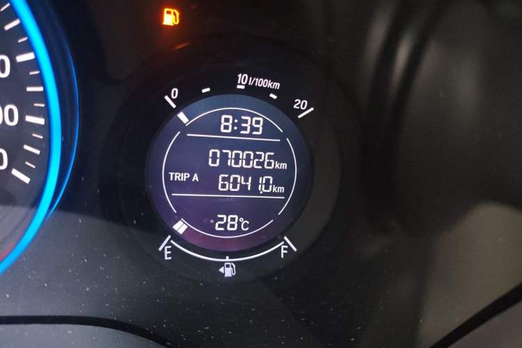 Used Honda Vezel 2020 1.5L CVT Pioneer Edition Odometer Close Up