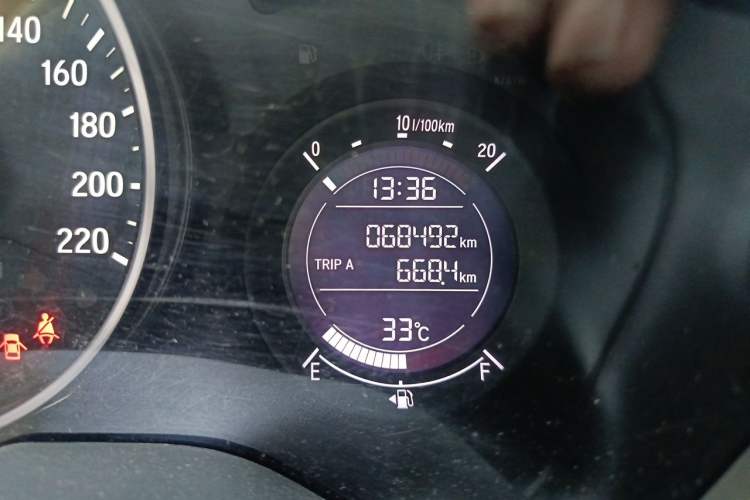 Used Honda Vezel 2020 1.5L CVT Pioneer Edition Odometer Close Up