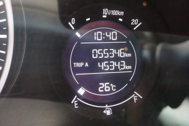 Used Honda Vezel 2020 1.5L CVT Pioneer Edition Odometer Close Up