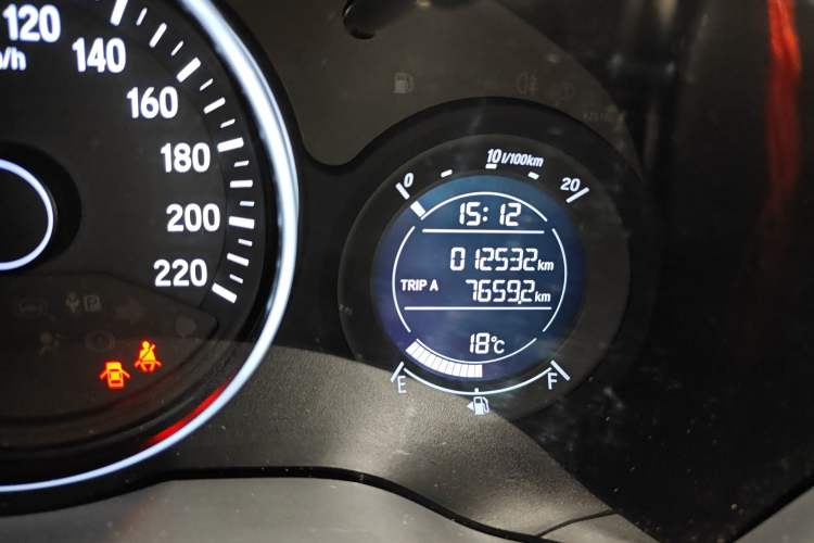 Used Honda Vezel 2020 1.5L CVT Luxury Edition Odometer Close Up