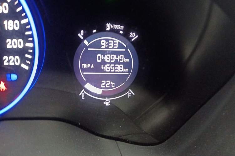 Used Honda Vezel 2020 1.5L CVT Pioneer Edition Odometer Close Up