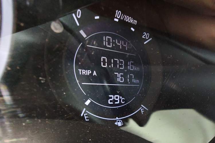 Used Honda Vezel 2020 1.5L CVT Pioneer Edition Odometer Close Up