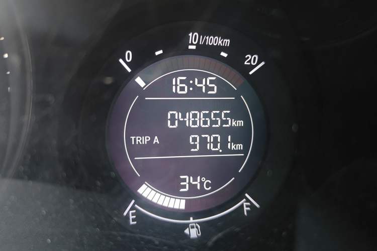 Used Honda Vezel 2020 220 TURBO CVT Elite Edition Odometer Close Up