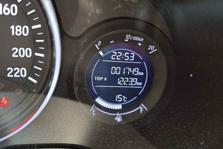 Used Honda Vezel 2020 220 TURBO CVT Luxury Edition Odometer Close Up