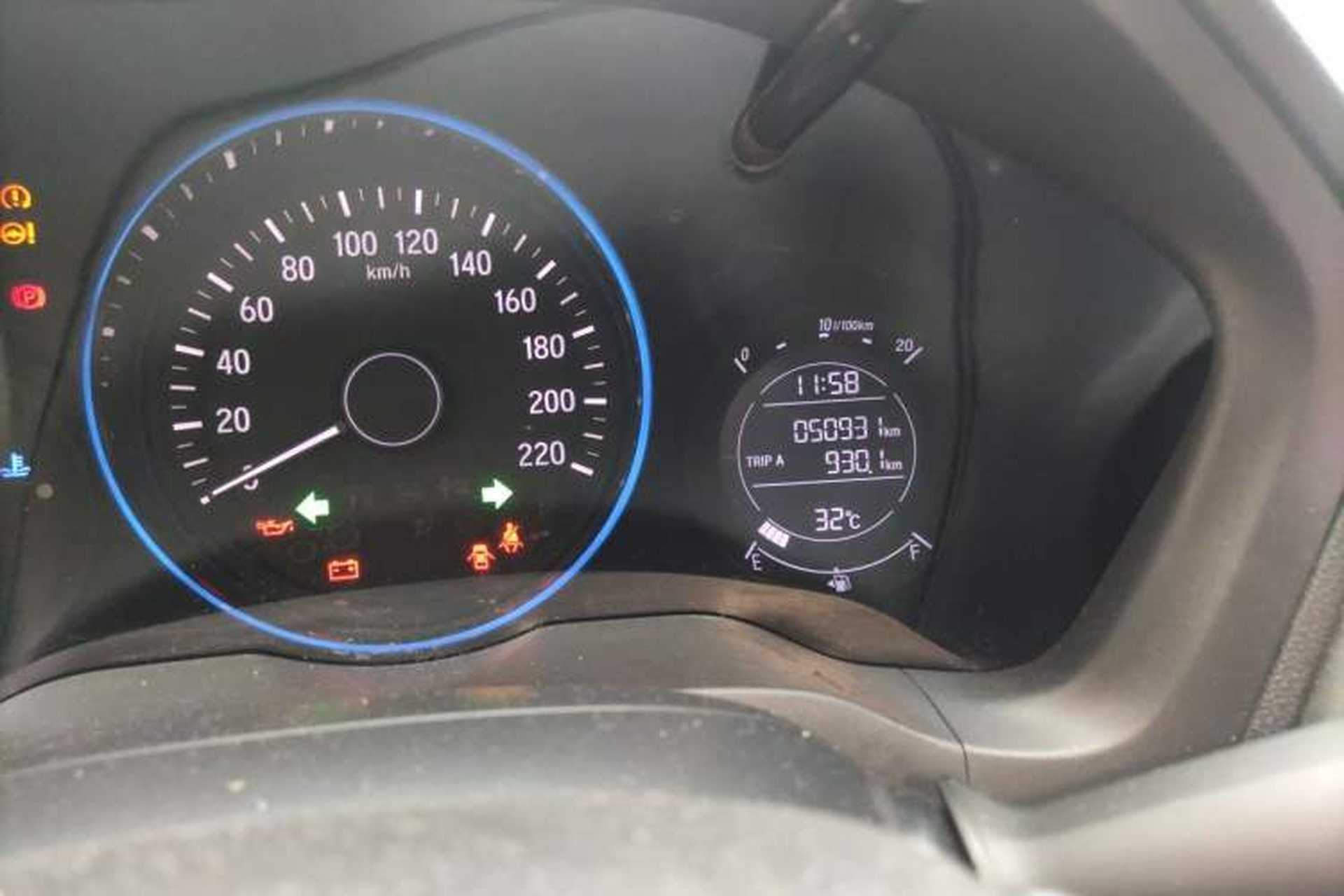 Used Honda Vezel 2020 220 TURBO CVT Elite Edition Odometer Close Up