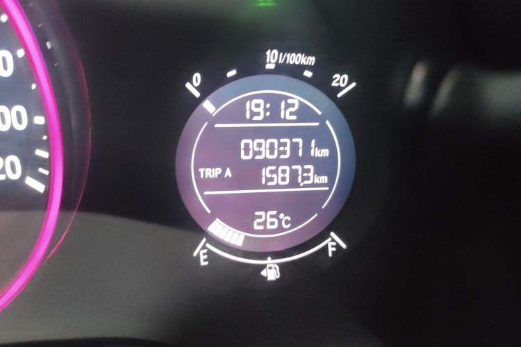 Used Honda Vezel 2020 1.5L CVT Pioneer Edition Odometer Close Up