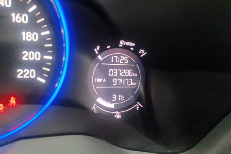 Used Honda Vezel 2020 1.5L CVT Pioneer Edition Odometer Close Up