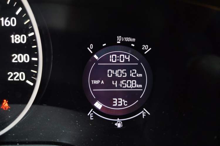 Used Honda Vezel 2020 220 TURBO CVT Elite Edition Odometer Close Up
