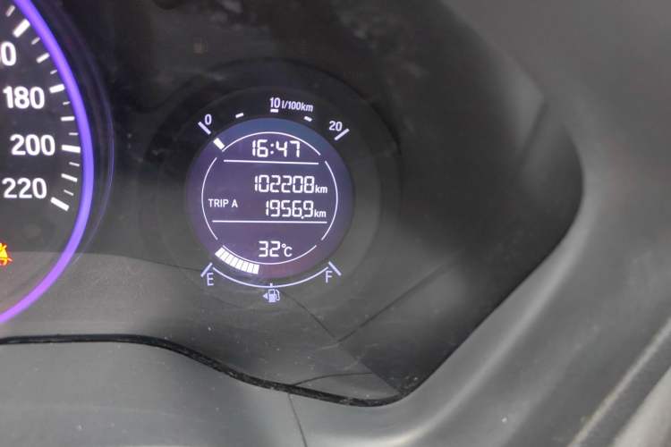 Used Honda Vezel 2020 1.5L CVT Pioneer Edition Odometer Close Up
