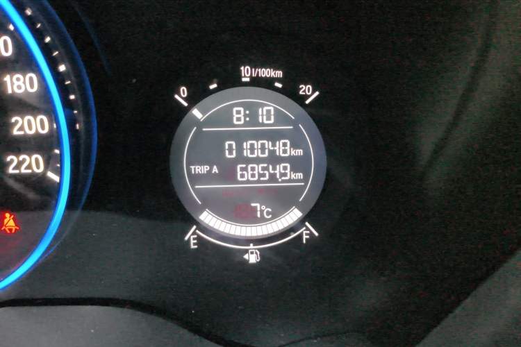 Used Honda Vezel 2020 1.5L CVT Pioneer Edition Odometer Close Up