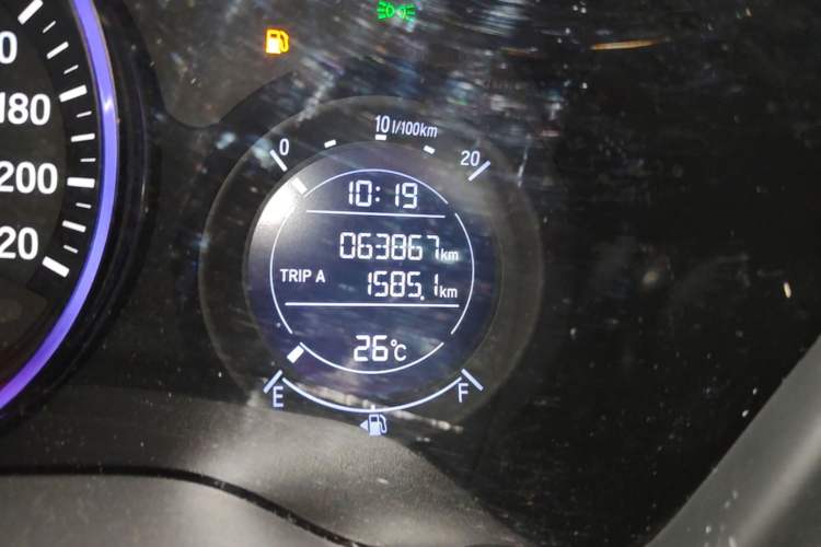 Used Honda Vezel 2020 1.5L CVT Pioneer Edition Odometer Close Up
