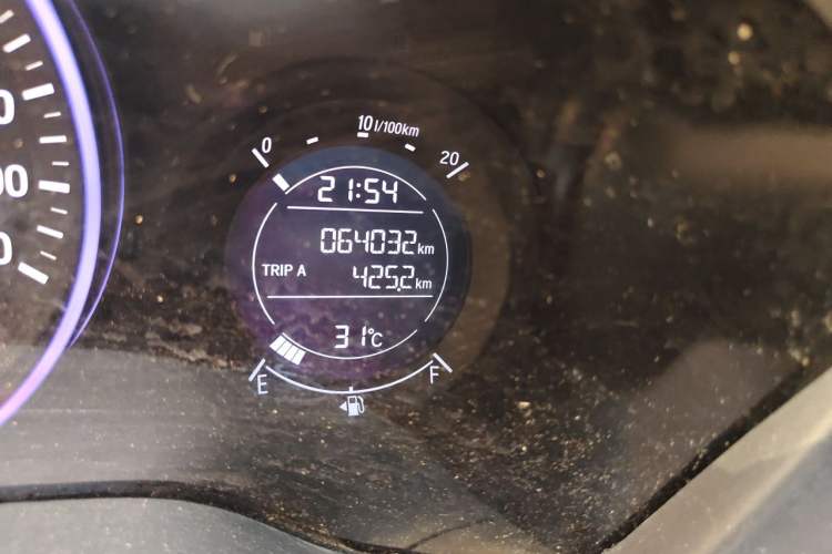 Used Honda Vezel 2020 1.5L CVT Pioneer Edition Odometer Close Up