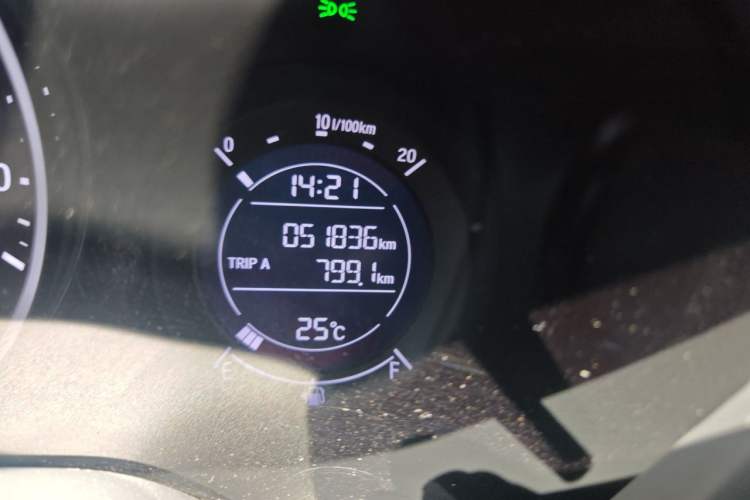 Used Honda Vezel 2020 1.5L CVT Pioneer Edition Odometer Close Up