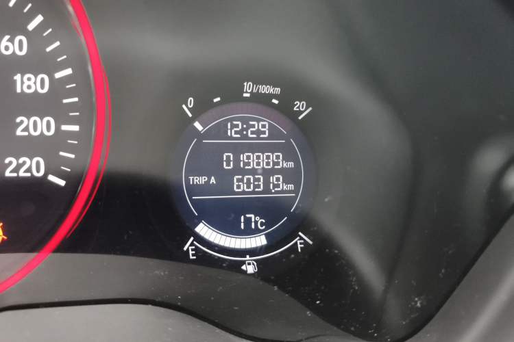 Used Honda Vezel 2020 1.5L CVT Luxury Edition Odometer Close Up