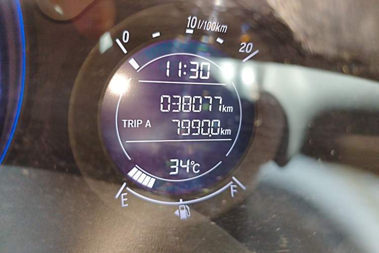Used Honda Vezel 2020 1.5L CVT Pioneer Edition Odometer Close Up
