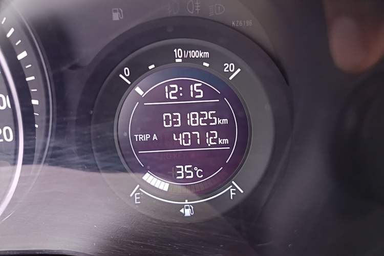 Used Honda Vezel 2020 1.5L CVT Luxury Edition Odometer Close Up