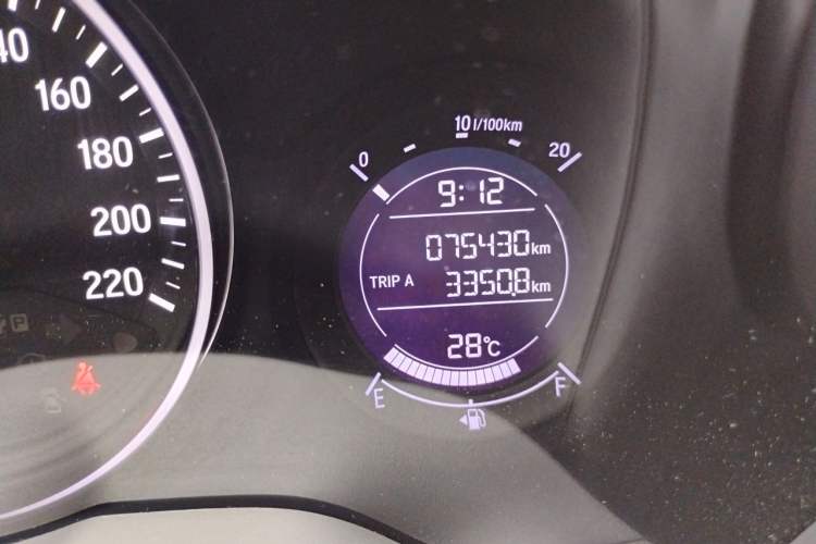 Used Honda Vezel 2020 1.5L CVT Pioneer Edition Odometer Close Up