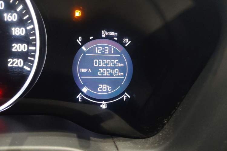 Used Honda Vezel 2020 1.5L CVT Pioneer Edition Odometer Close Up