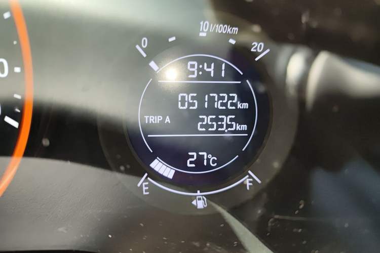 Used Honda Vezel 2020 1.5L CVT Pioneer Edition Odometer Close Up