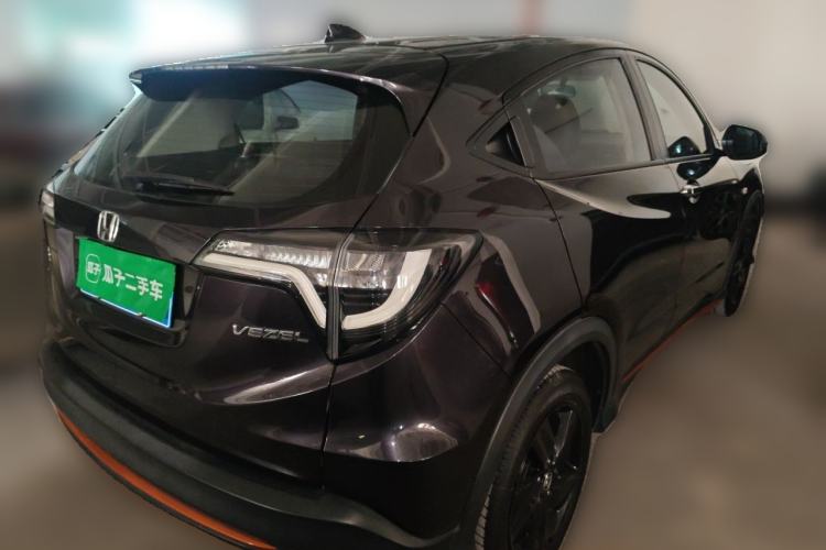 Used Honda Vezel 2022 1.5L CVT Phantom Night Pioneer Edition Rear Right 45 Deg