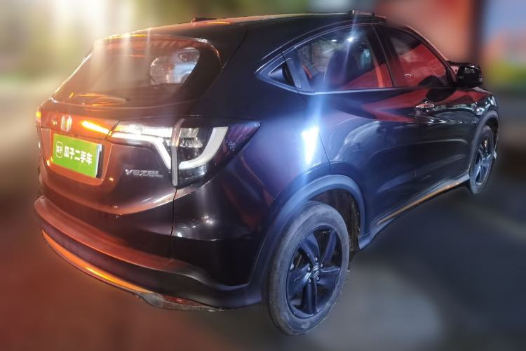 Used Honda Vezel 2022 1.5L CVT Phantom Night Pioneer Edition Rear Right 45 Deg