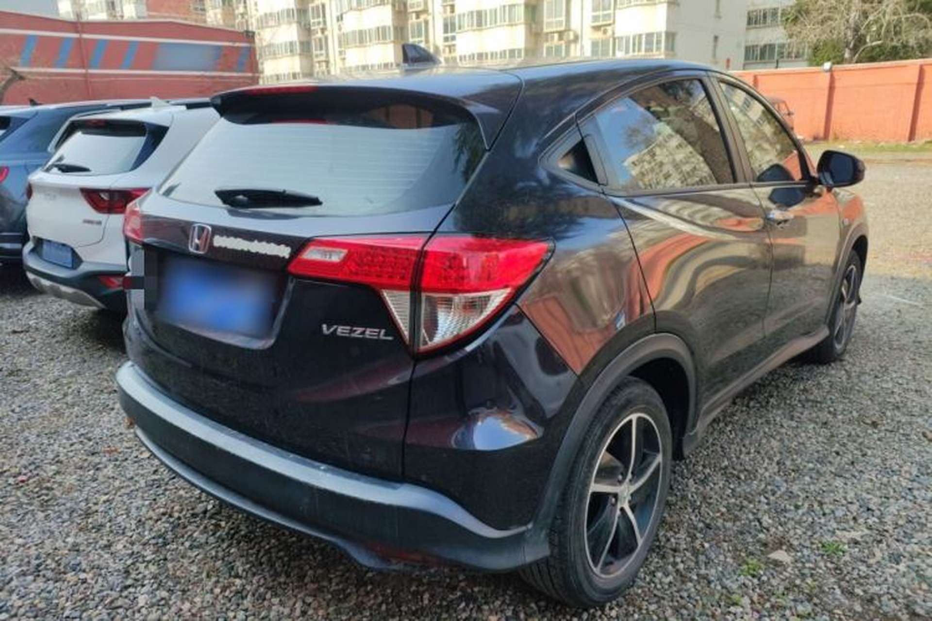 Used Honda Vezel 2022 1.5L CVT Phantom Night Pioneer Edition Rear Right 45 Deg
