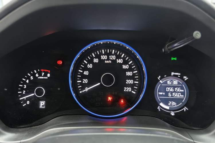 Used Honda Vezel 2022 1.5L CVT Elite Smart Edition Odometer Close Up