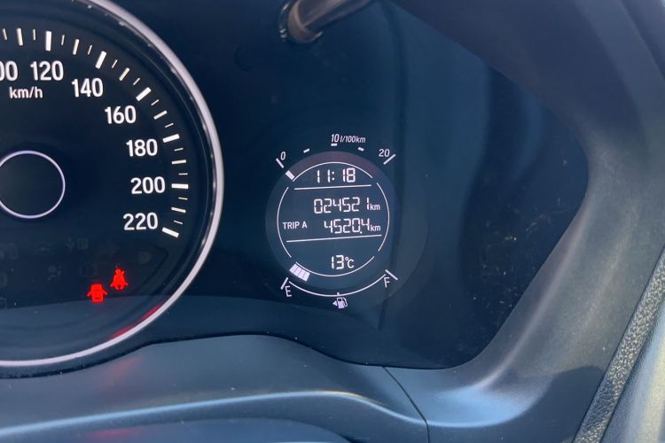 Used Honda Vezel 2022 1.5L CVT Elite Smart Edition Odometer Close Up