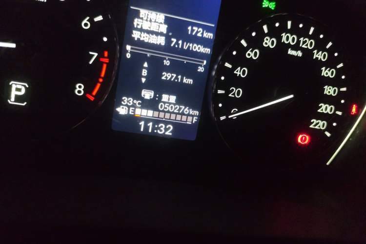 Used Honda Vezel 2023 1.5L CVT Elite Edition Odometer Close Up