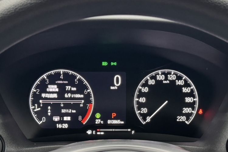 Used Honda Vezel 2023 1.5L CVT Tech Edition Odometer Close Up