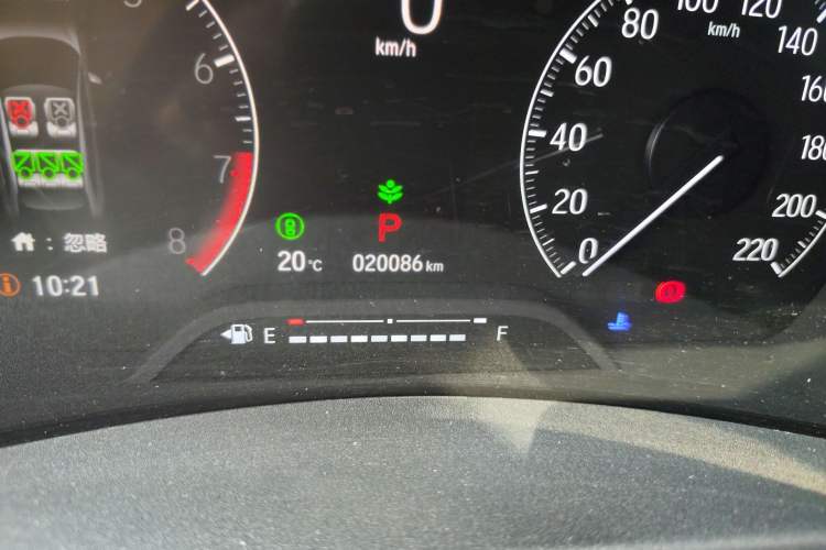 Used Honda Vezel 2023 1.5L CVT Tech Edition Odometer Close Up