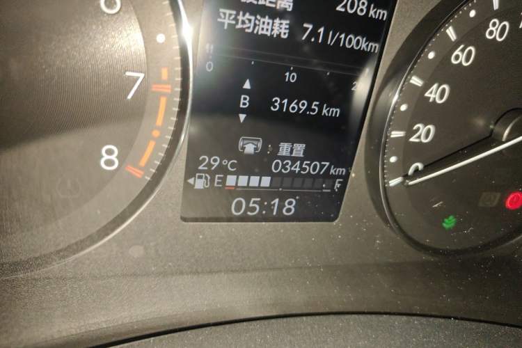 Used Honda Vezel 2023 1.5L CVT Elite Edition Odometer Close Up